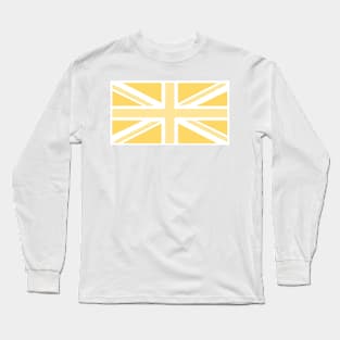 United Kingdom Gold Flag Long Sleeve T-Shirt